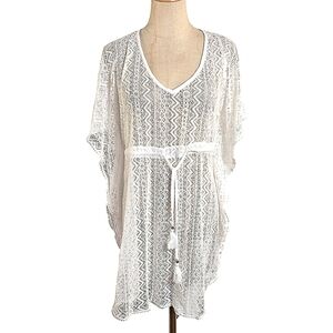Primark White Lace Beach Coverup NWT